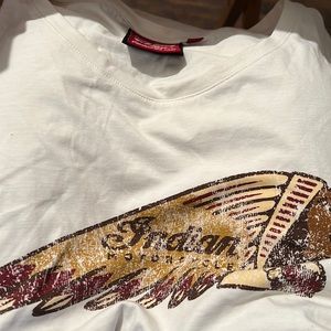 Indian motorcycle shirt.  T shirt size large excellent condition